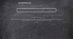 Desktop Screenshot of gratispeliculas.com